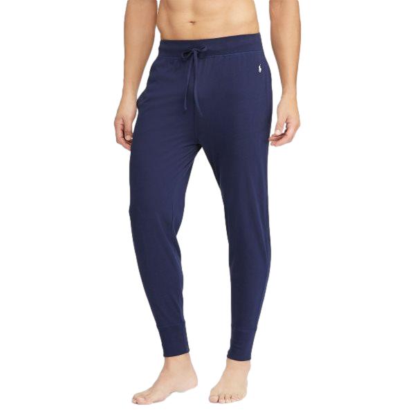 Polo Ralph Lauren Cotton Jersey Sleep Jogger Joggebukse Marine - chrismoa.no