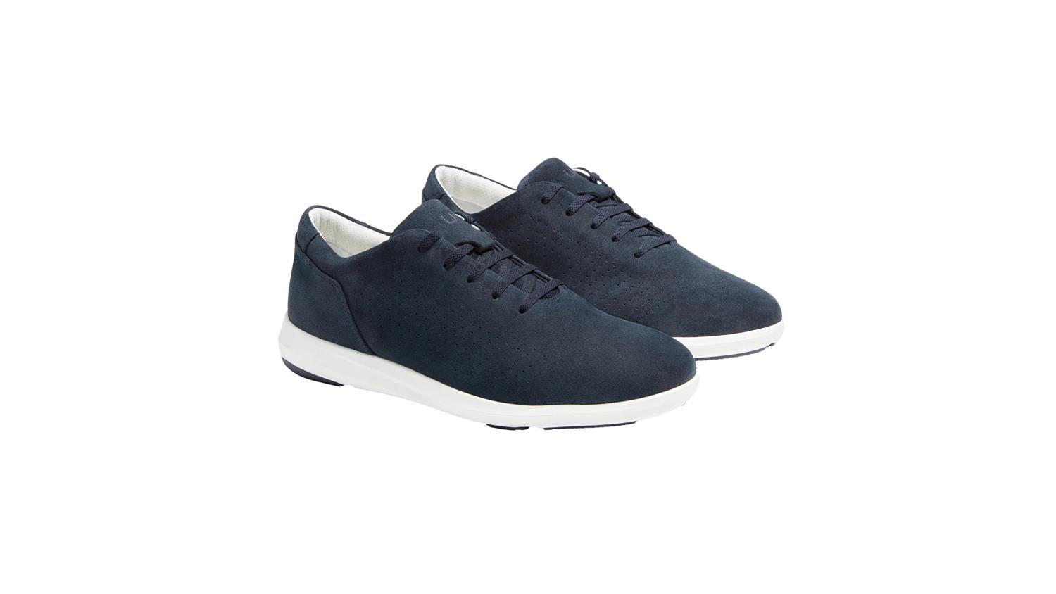 UBR Velox Navy Suede Sko Marine - chrismoa.no