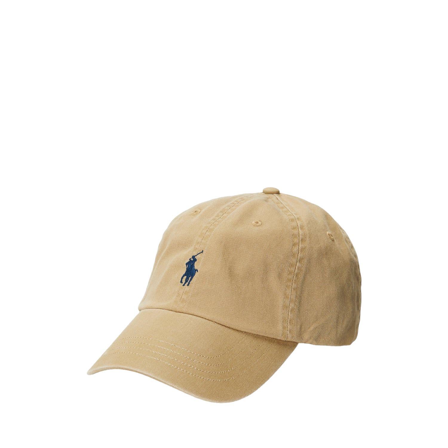 Polo Ralph Lauren Cotton Chino Baseball Cap Caps Beige - chrismoa.no