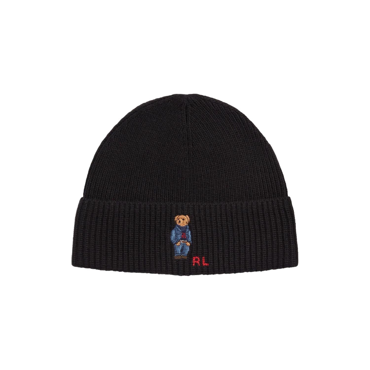 Polo Ralph Lauren Polo Bear Beanie Lue Sort - chrismoa.no