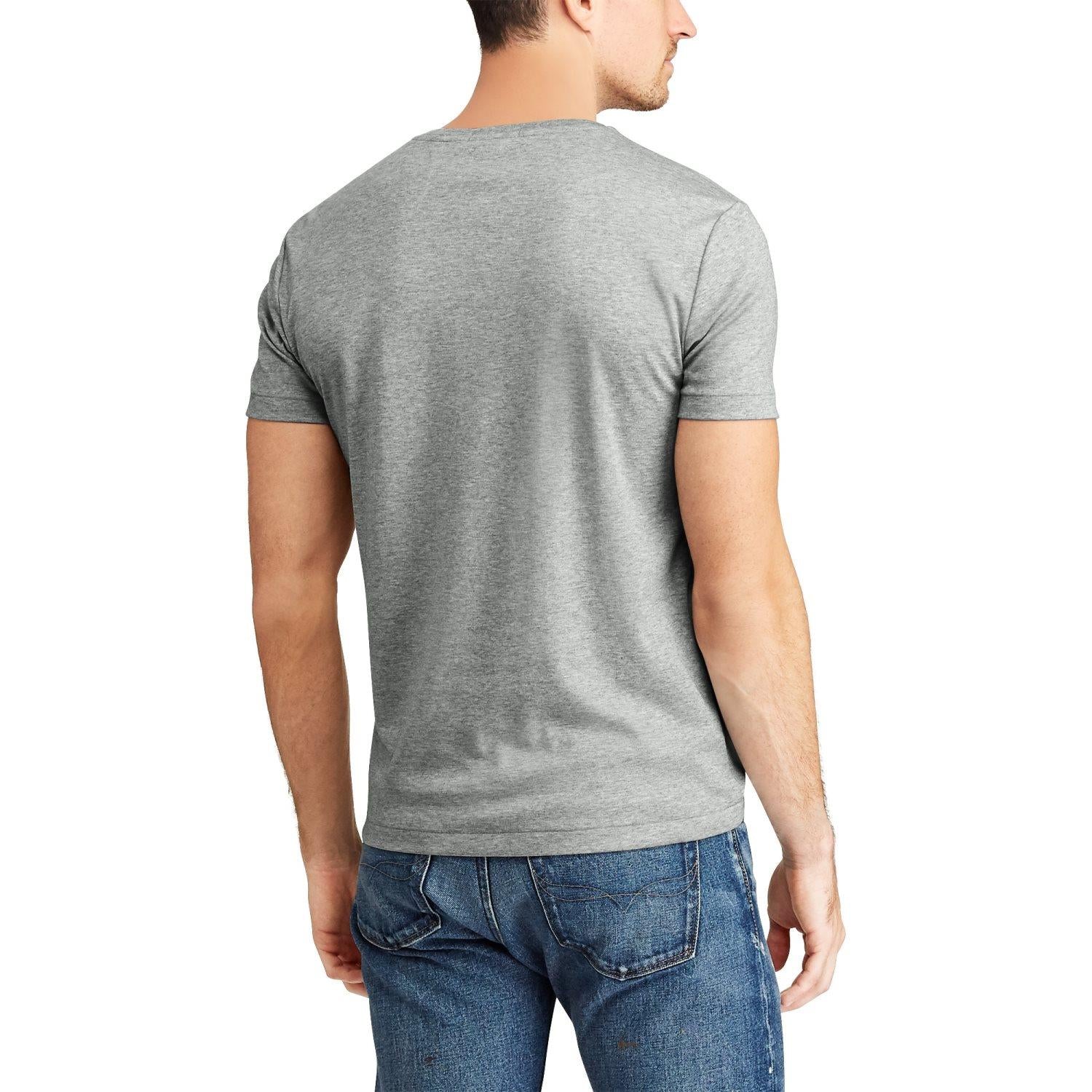 Polo Ralph Lauren Custom Slim Fit Soft Cotton T-Shirt T-Shirt Lys Grå Melert - chrismoa.no