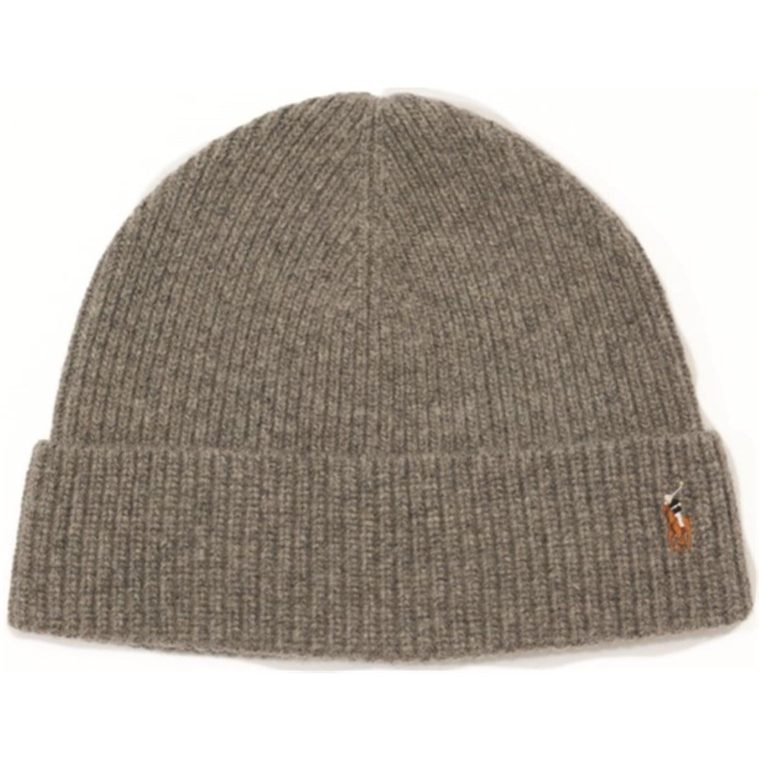 Polo Ralph Lauren Signature Merino Cuff Hat Lue Lysegrå - chrismoa.no