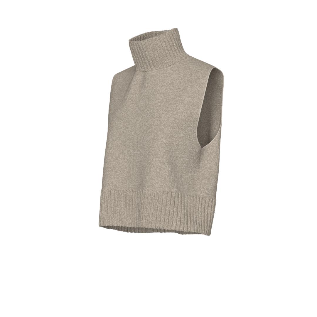 We Norwegians Geilo Vest Women Vest Beige - chrismoa.no