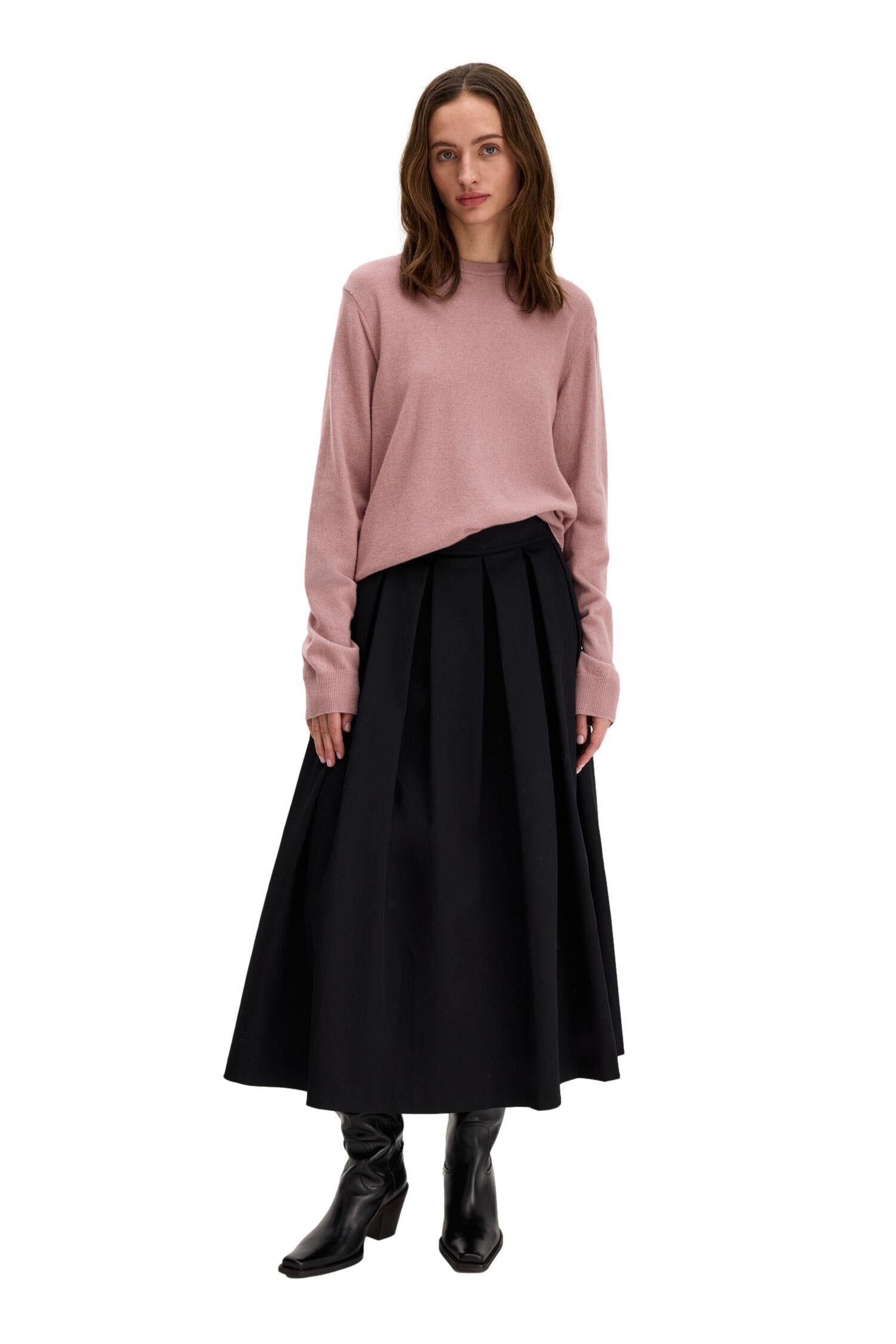 Filippa K Soft Wool Crewneck Sweater Genser Rosa