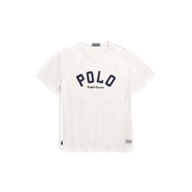 Polo Ralph Lauren CLASSIC FIT LOGO JERSEY T-SHIRT T-Shirt Cream - chrismoa.no