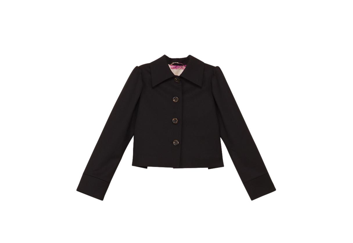 By TiMo Classique Cropped Jacket Jakke Sort - chrismoa.no