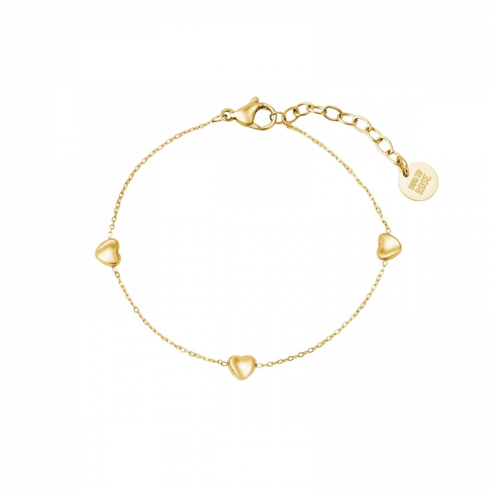 Bud to Rose Dawn Mini Bracelet Gold Armbånd Gull