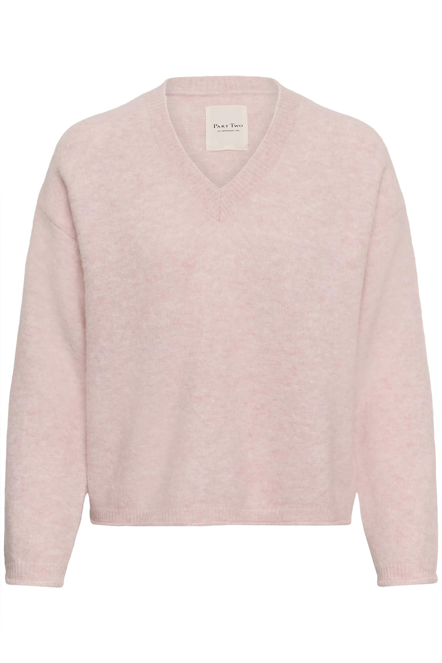 Part Two Chanillapw Pullover Genser Light Pink Melange