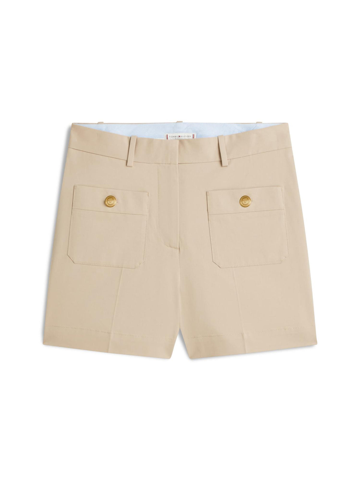 Tommy Hilfiger Preppy Cotton Short Shorts Beige