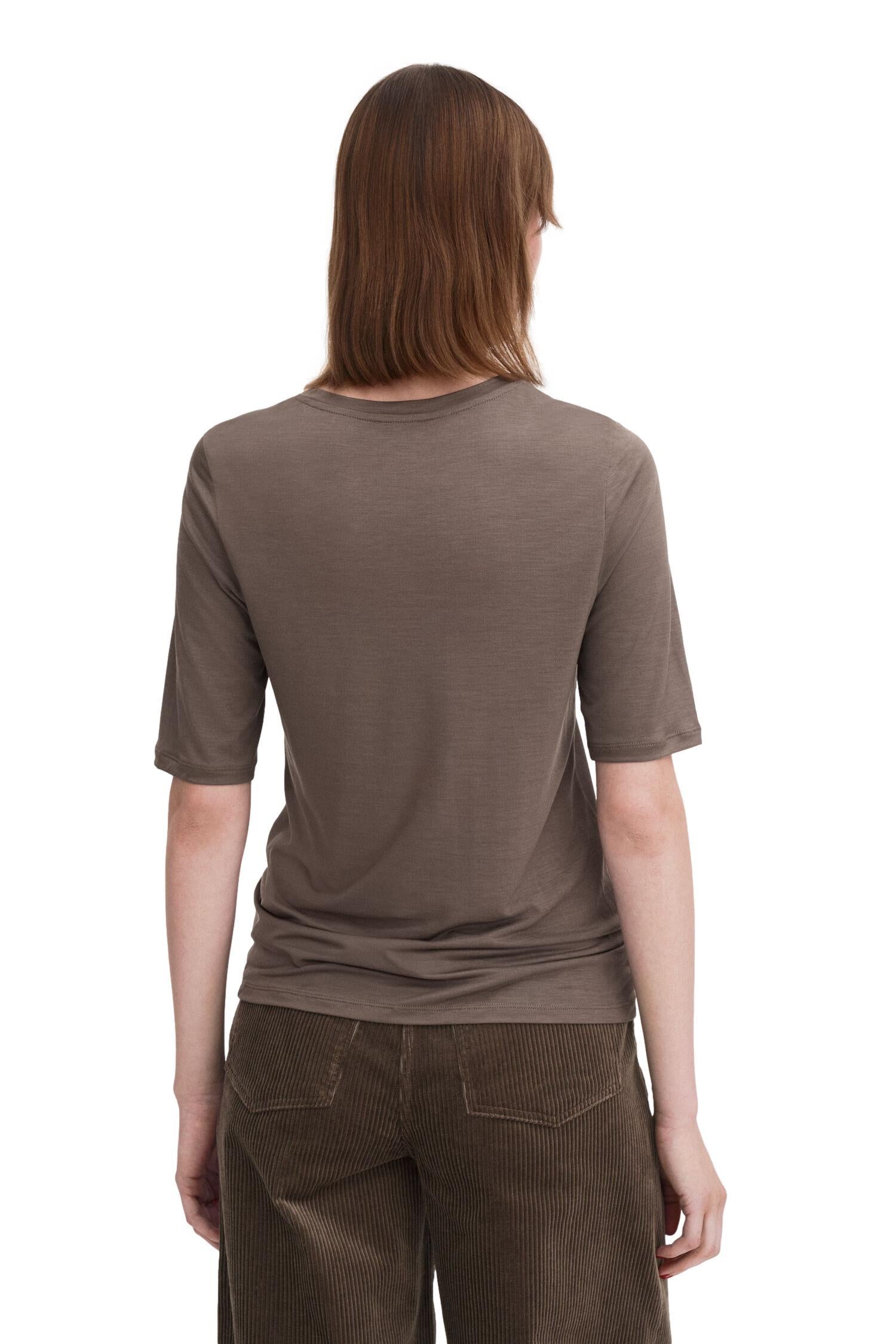 Filippa K Elena Tee T-Shirt Taupe - chrismoa.no
