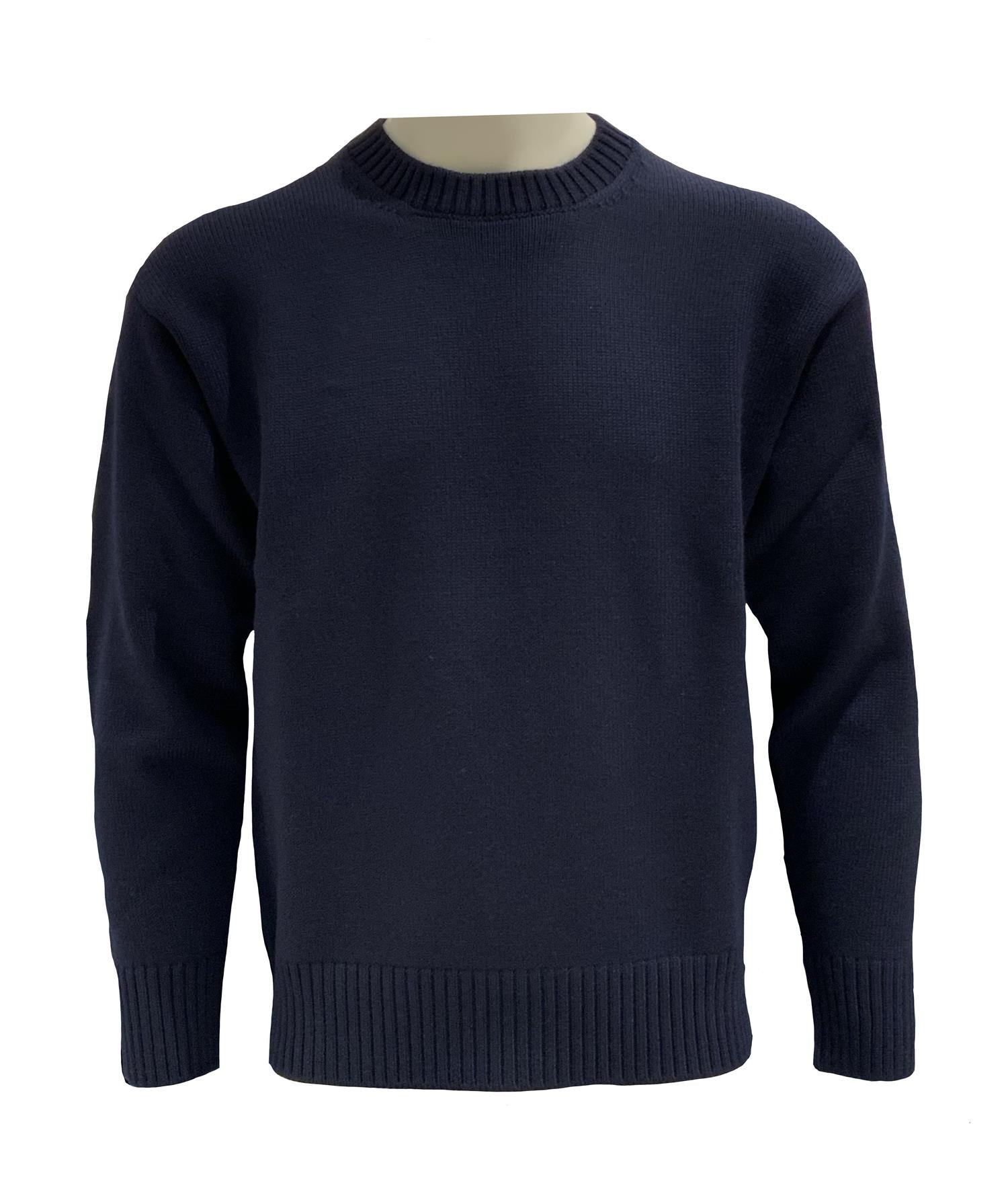 Gran Sasso Crew Relaxed Fit Genser Marine - chrismoa.no
