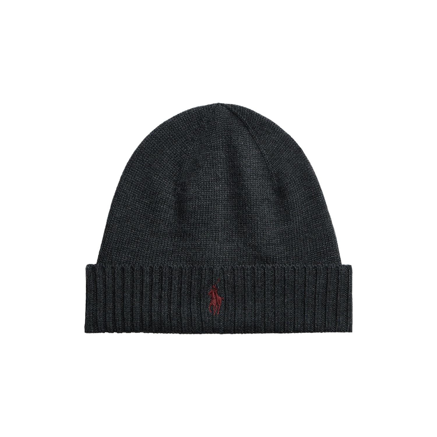 Polo Ralph Lauren Merino Wool Hat Lue Koksgrå - chrismoa.no