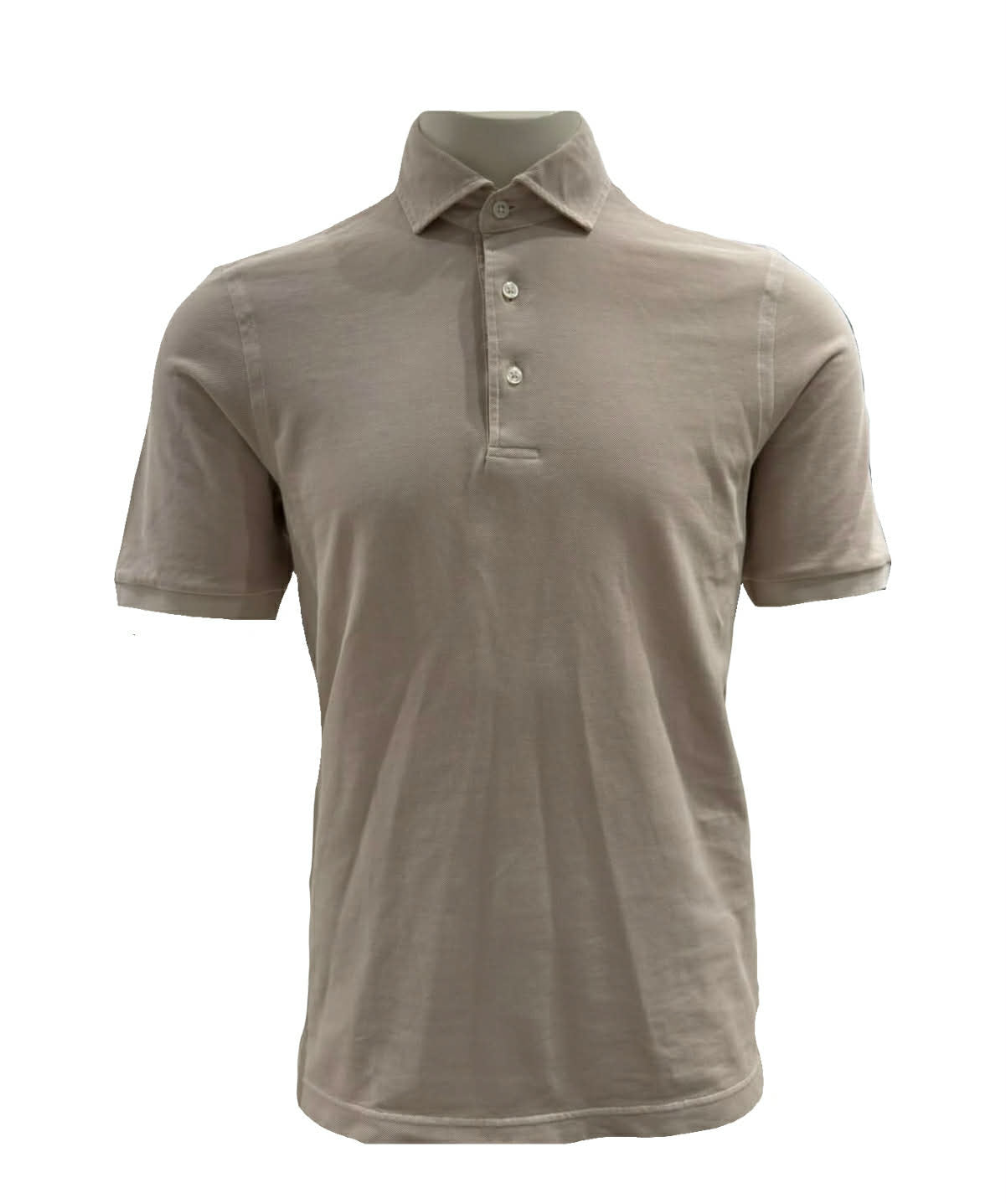 Gran Sasso Polo M/M T-Shirt Lys-Beige - chrismoa.no