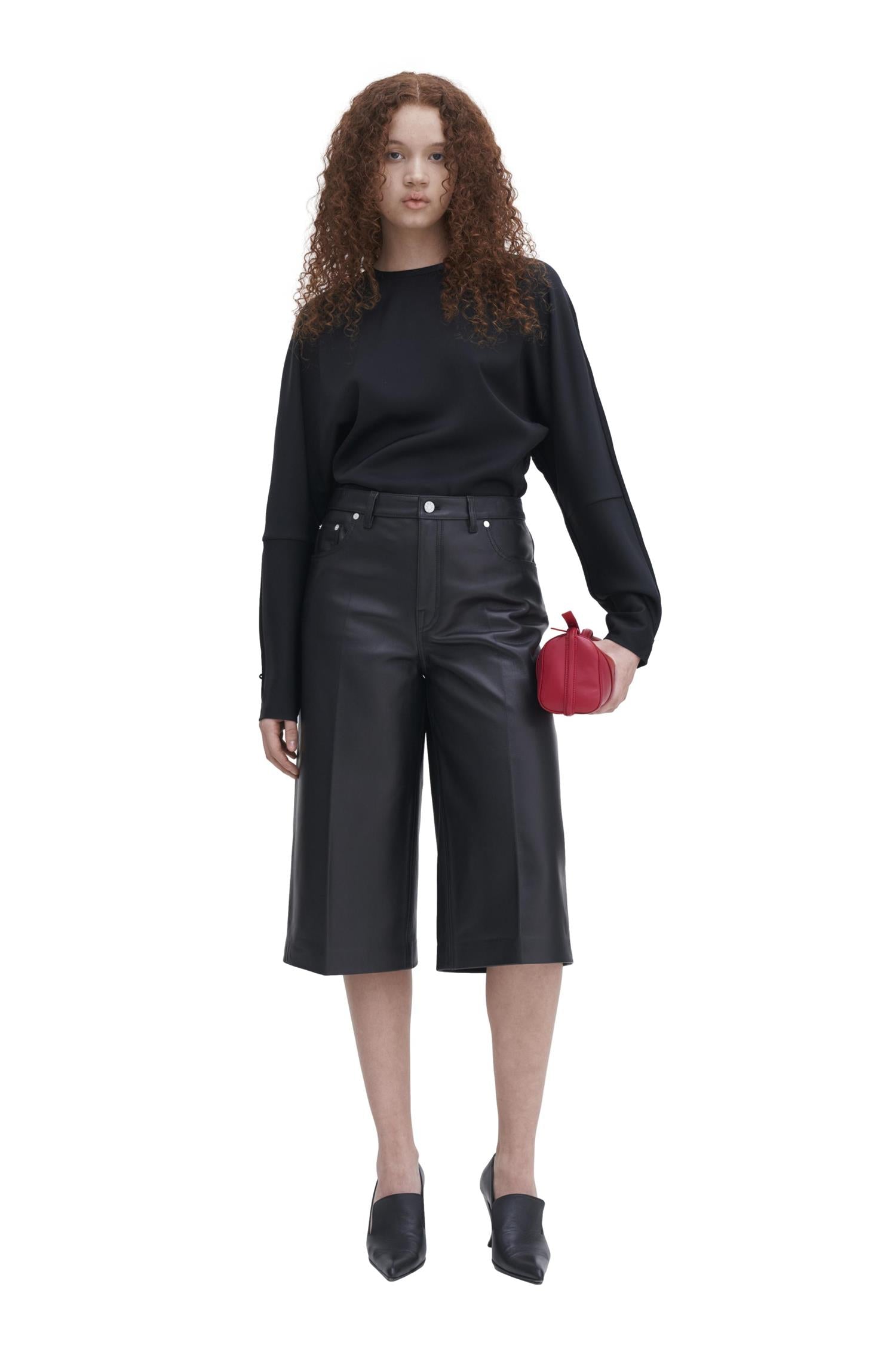 Filippa K Batwing Top Bluse Sort