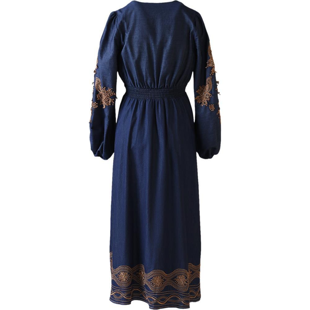 Hale Bob Paulina Cotton Dress Kjole Blå