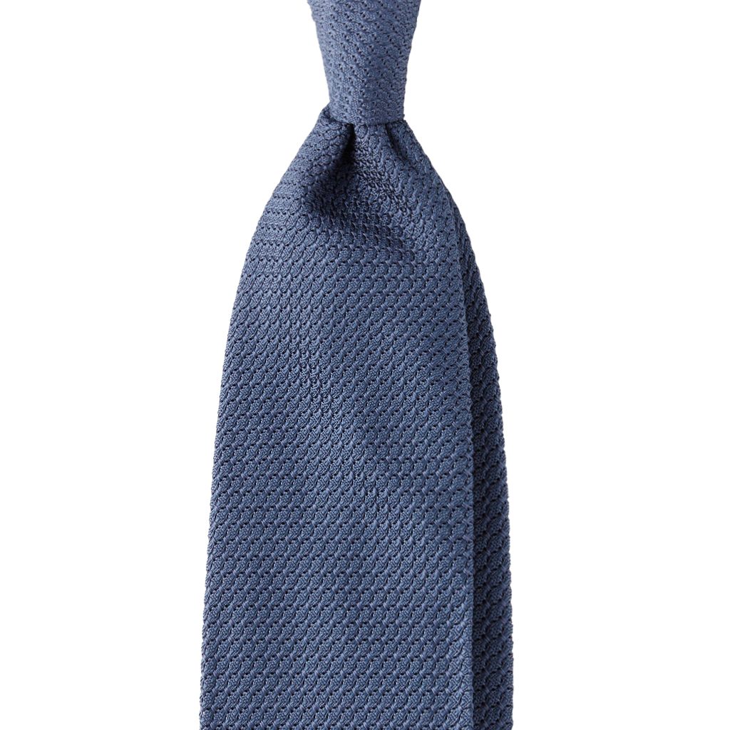 Viola Milano Grenadine Gorza Grossa Unlined Tie Slips Dueblå - chrismoa.no