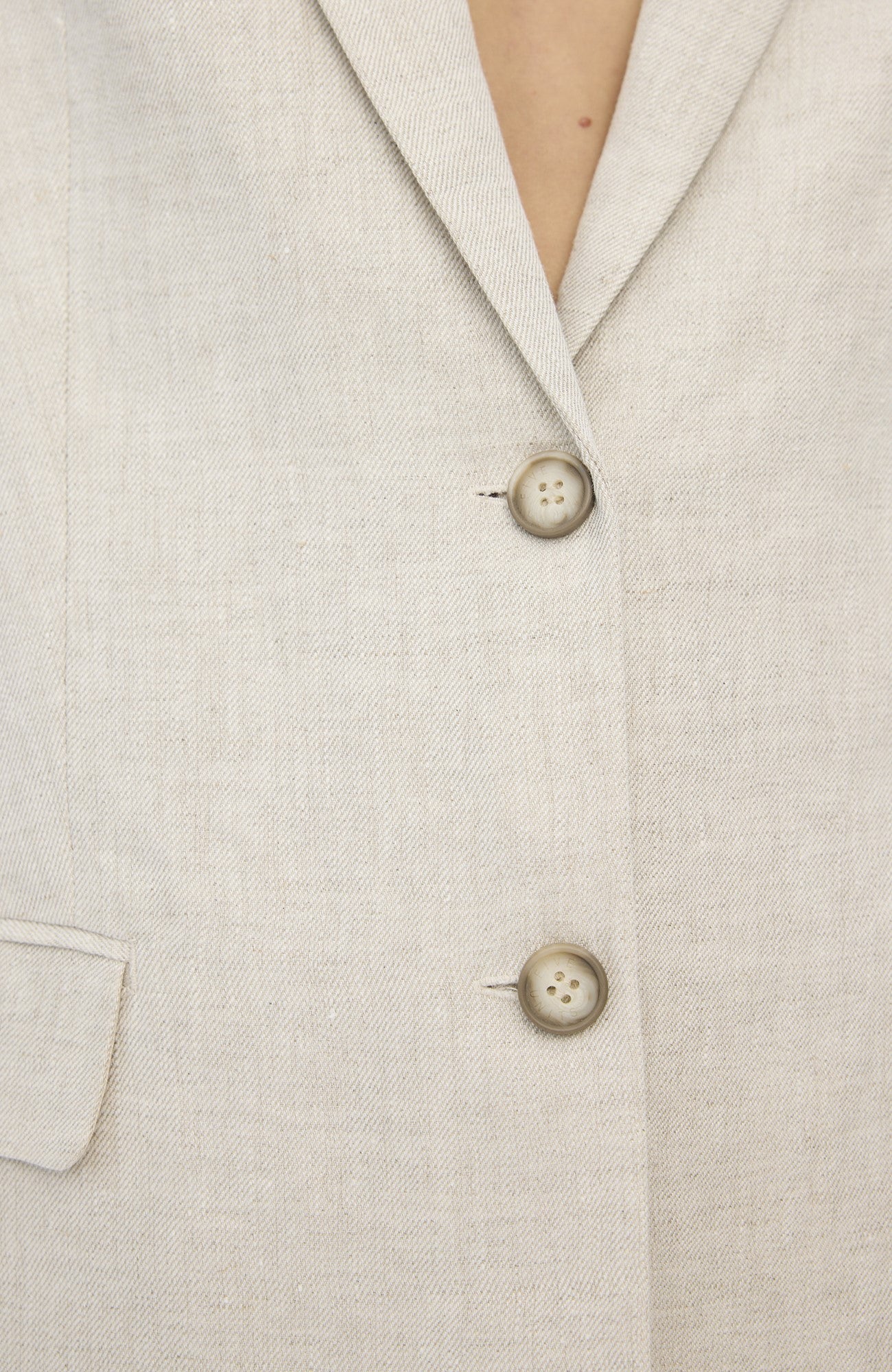 Five Units HannahFV Dressjakke Lys-Beige - chrismoa.no