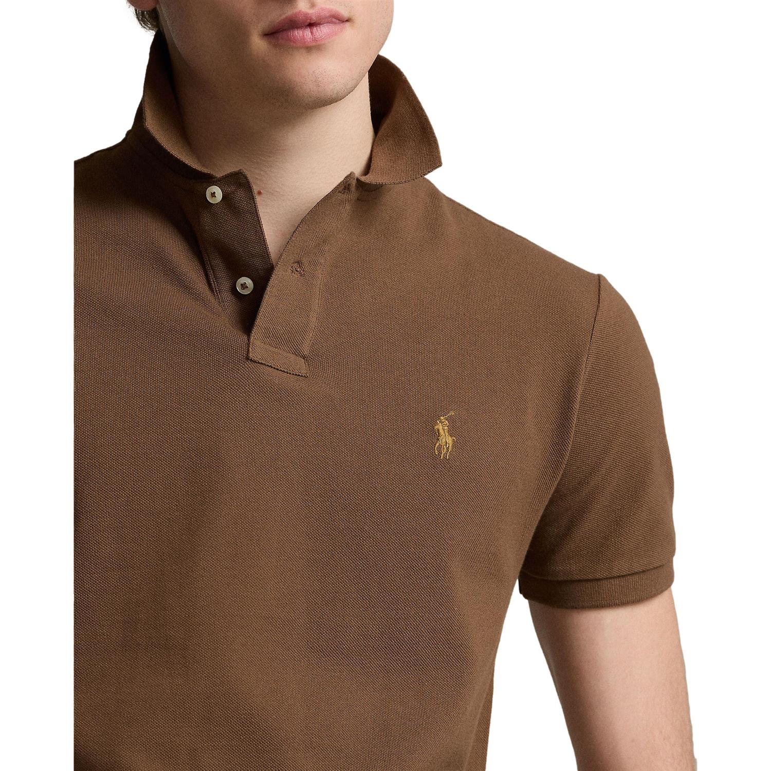 Polo Ralph Lauren Mesh polo shirt T-Shirt Brun - chrismoa.no