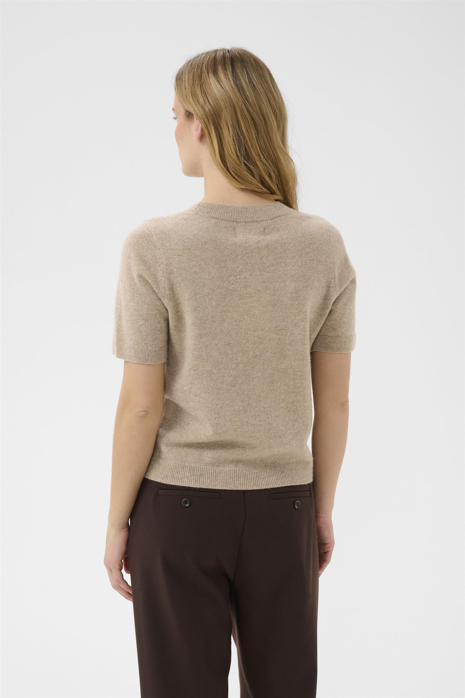 Part Two Everlottapw Pullover Genser Light Camel Melange