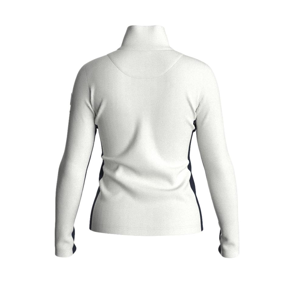 We Norwegians Voss 1/4 Zip women Genser Off-White - chrismoa.no