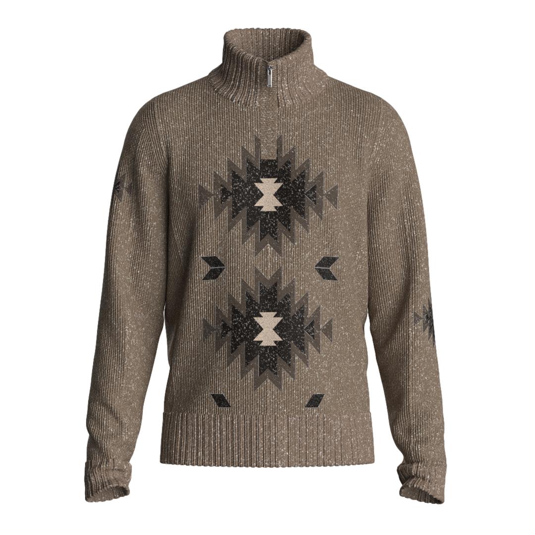 We Norwegians Hovden Sweater men Genser Beige - chrismoa.no