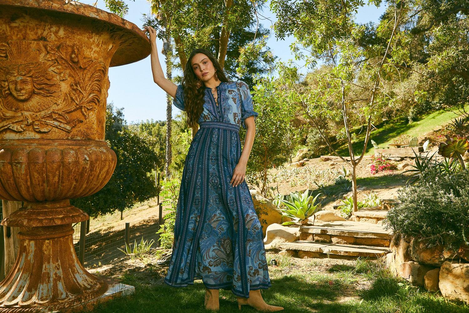 Hale Bob Liliosa Kjole Blue