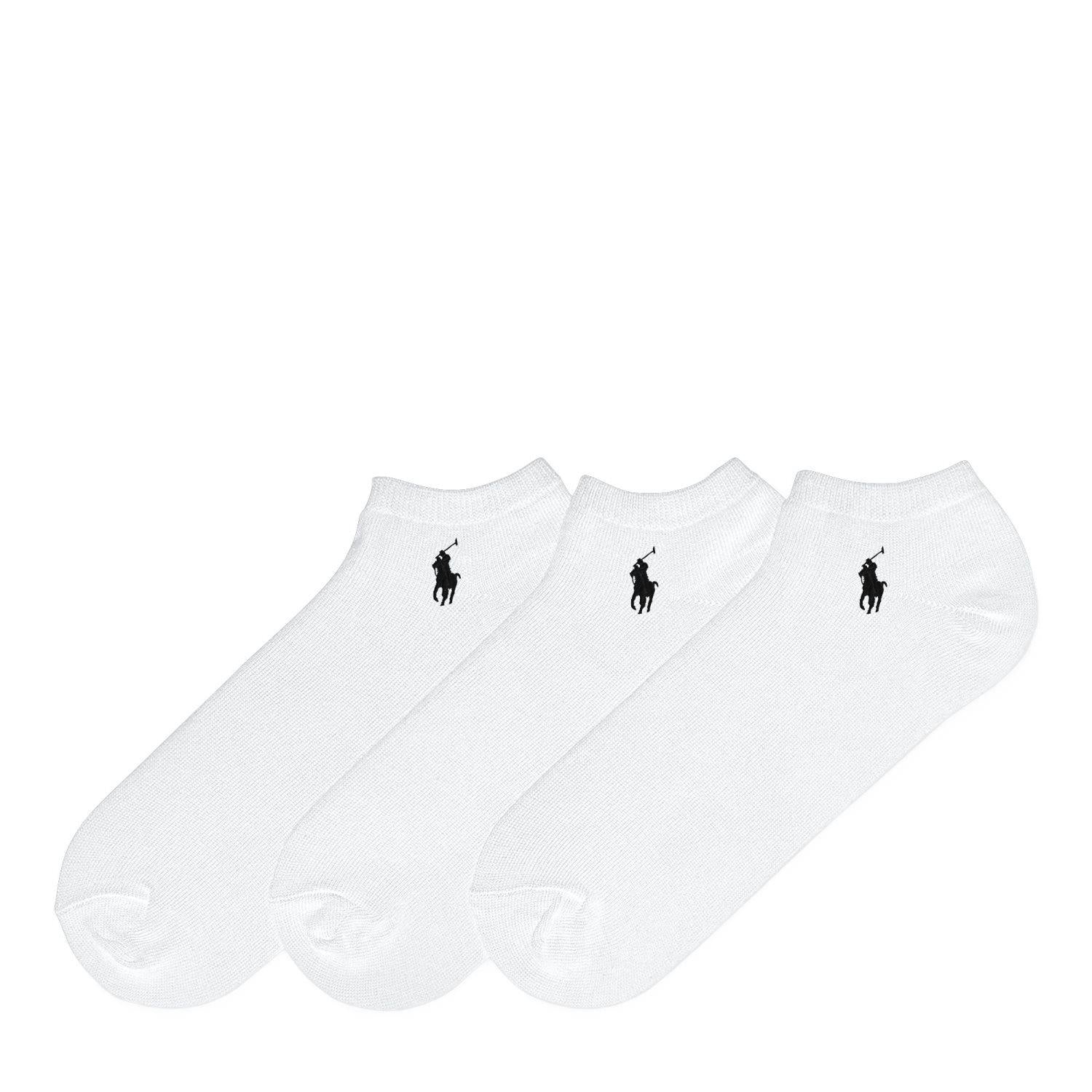 Polo Ralph Lauren 3-Pack Ankle Socks Strømper Hvit