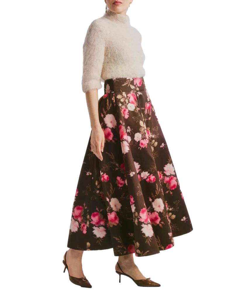 By TiMo Taffela Maxi Skirt Skjørt Brun