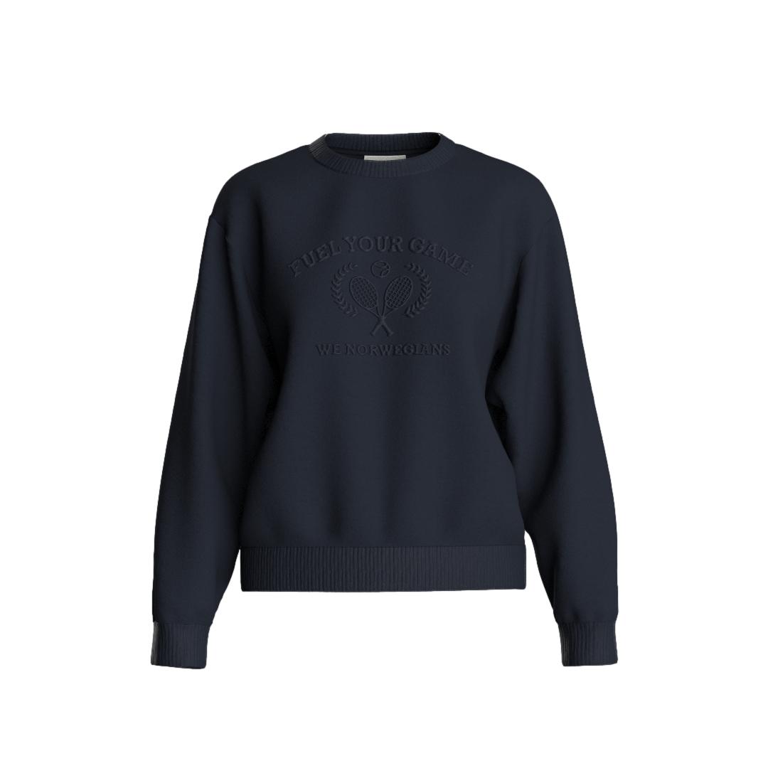 We Norwegians Bounce Sweater Genser Marine - chrismoa.no