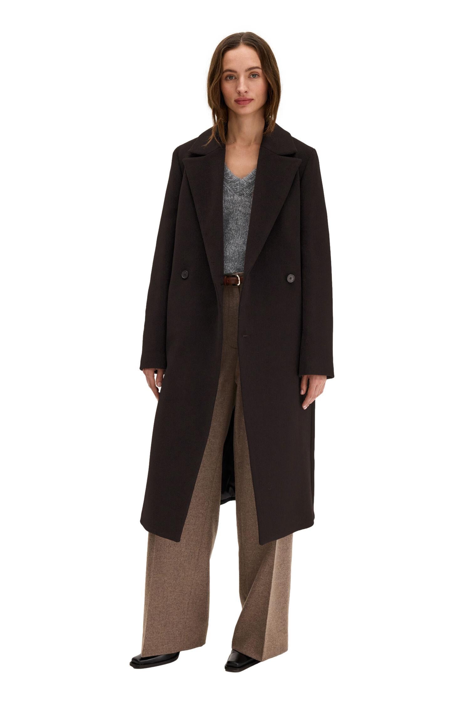 Filippa K Charlotte Wool Belted Coat Jakke Brun