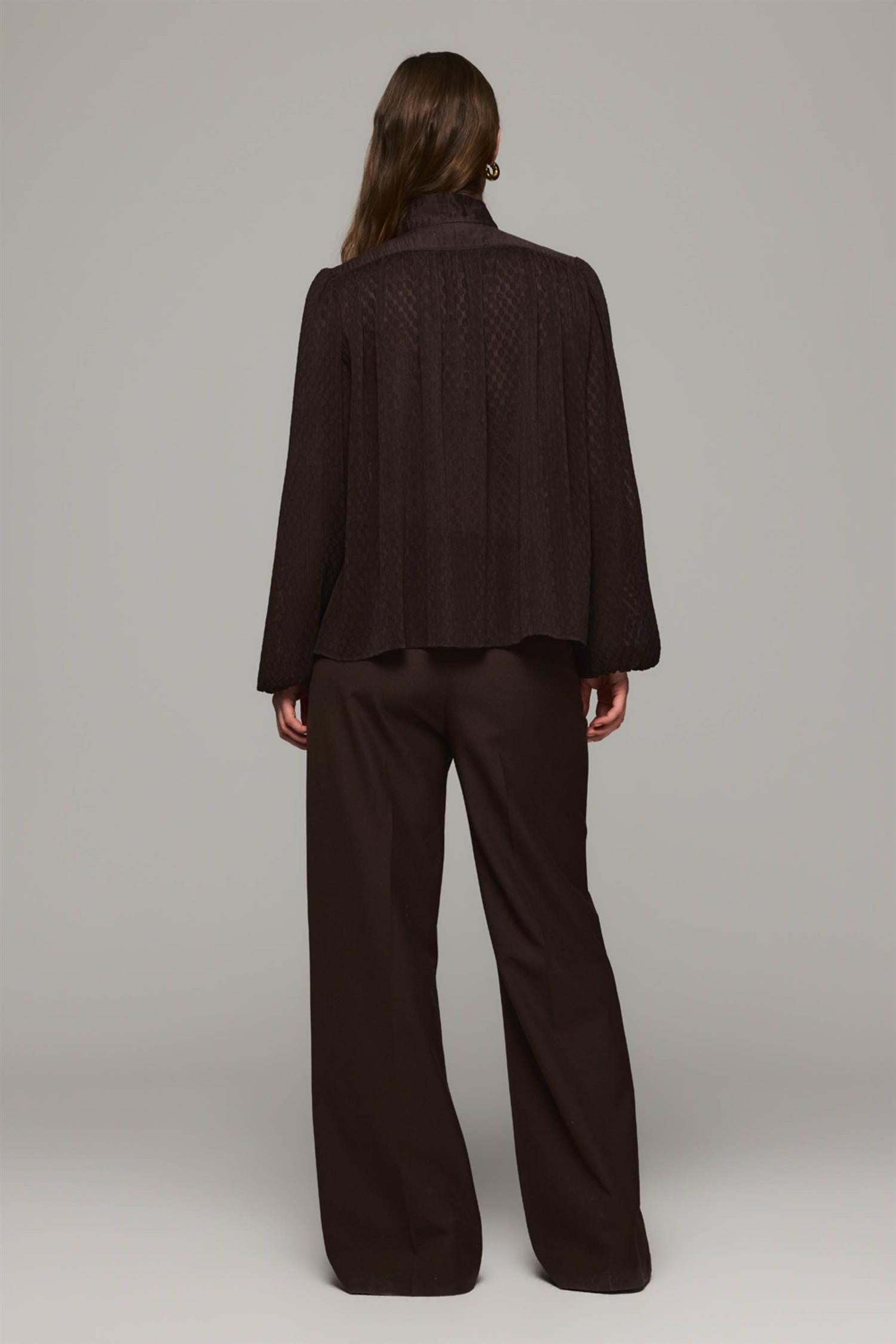 Hiil Barolo Blouse Skjorte Brun