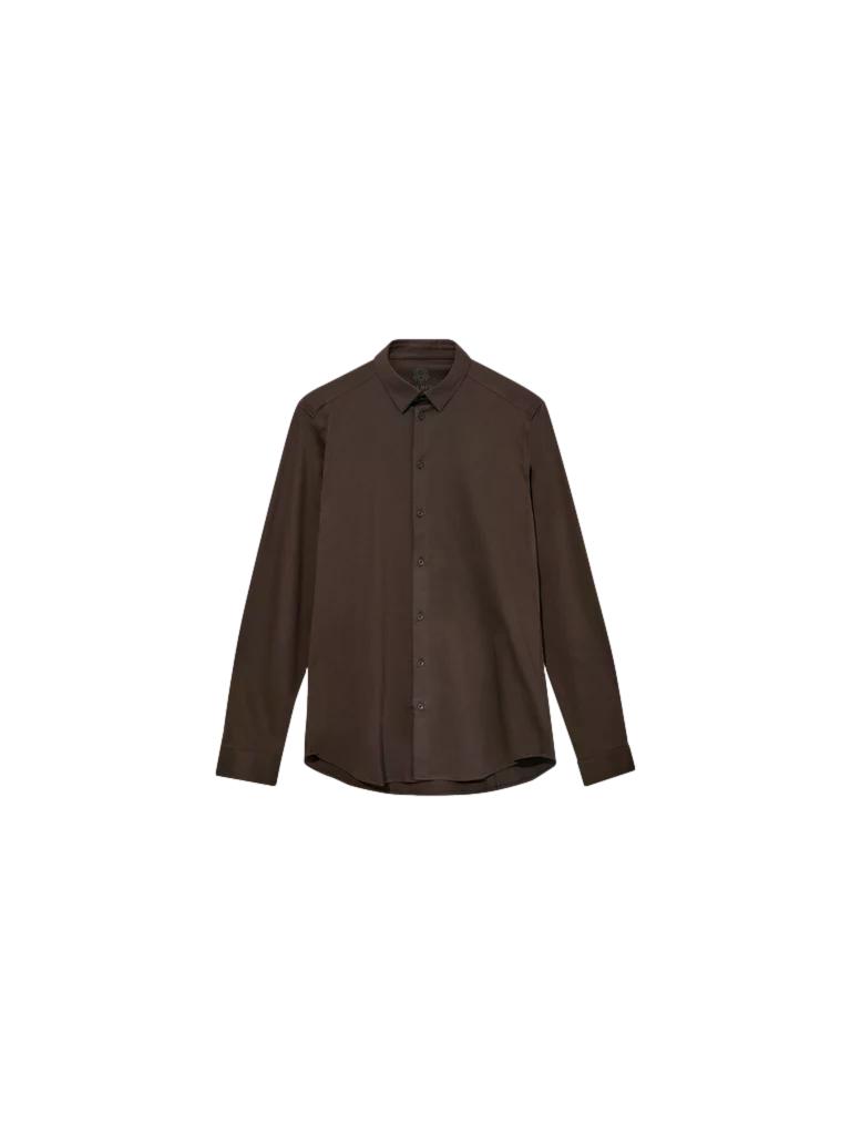 MOS MOSH MMGMarco Jersey Shirt Skjorte Brun