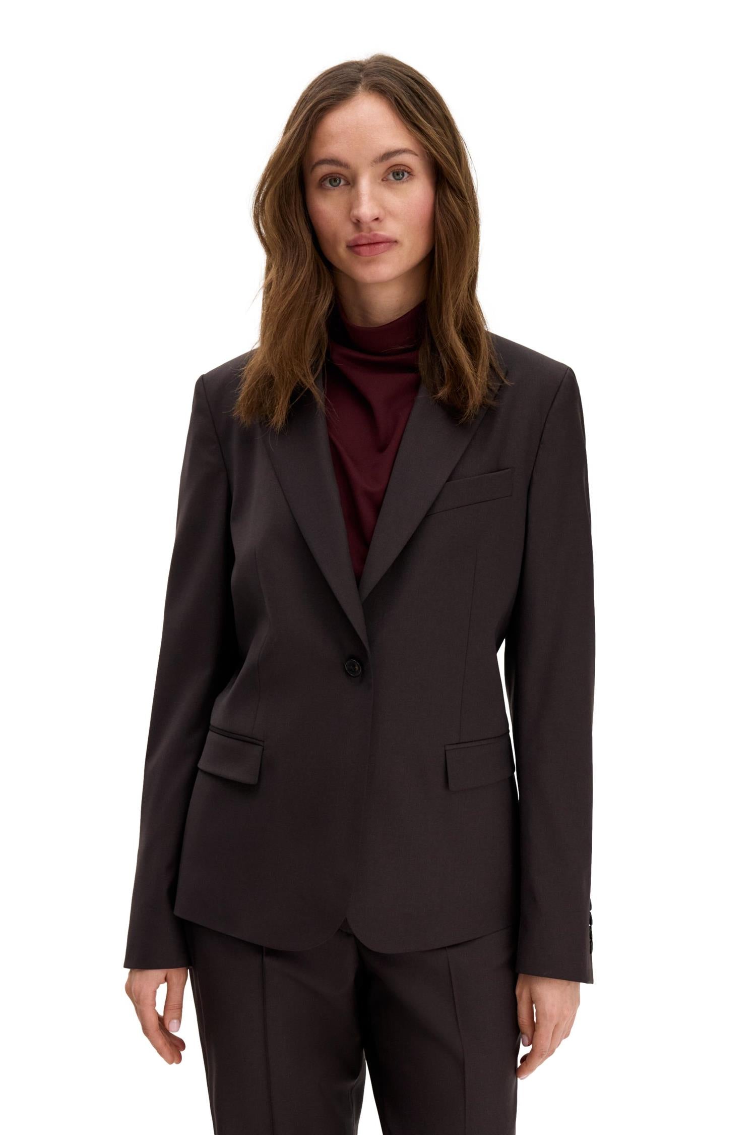 Filippa K Sasha Cool Wool Blazer Dressjakke Mørkebrun