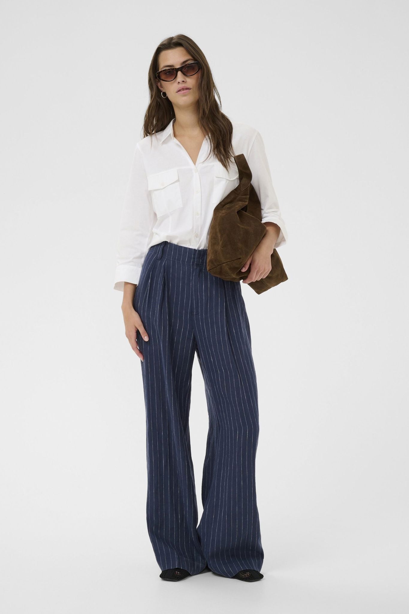 Part Two Anisepw Sh Skjorte Bright White - chrismoa.no