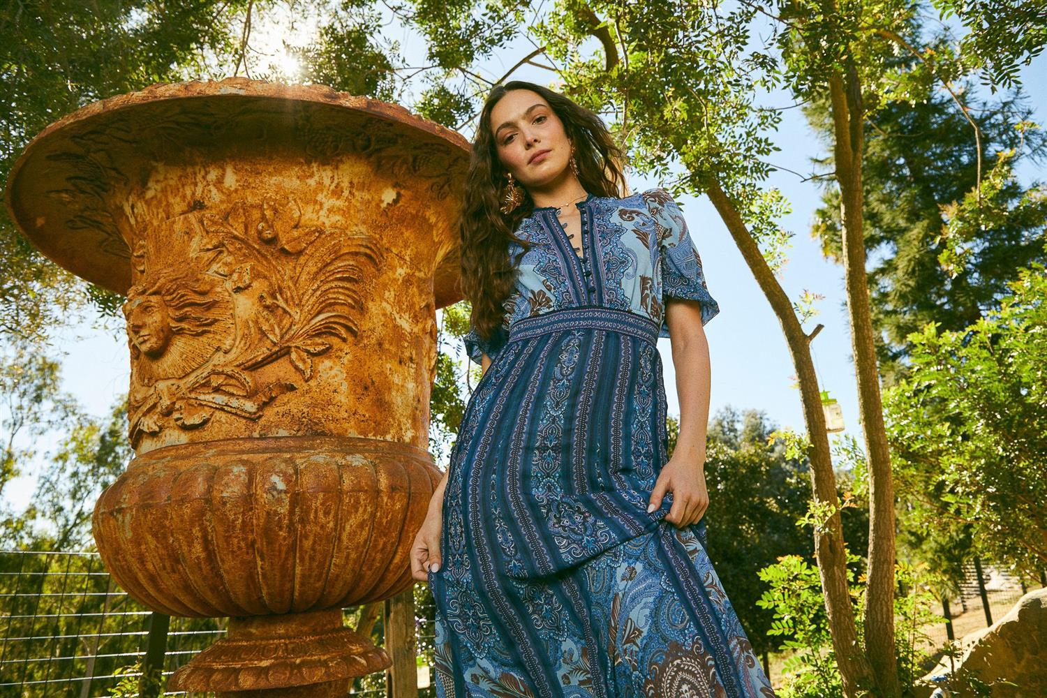 Hale Bob Liliosa Kjole Blue