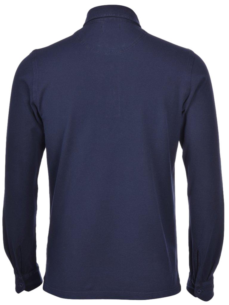 Gran Sasso Polo Longsleeve Shirt Skjorte Marine