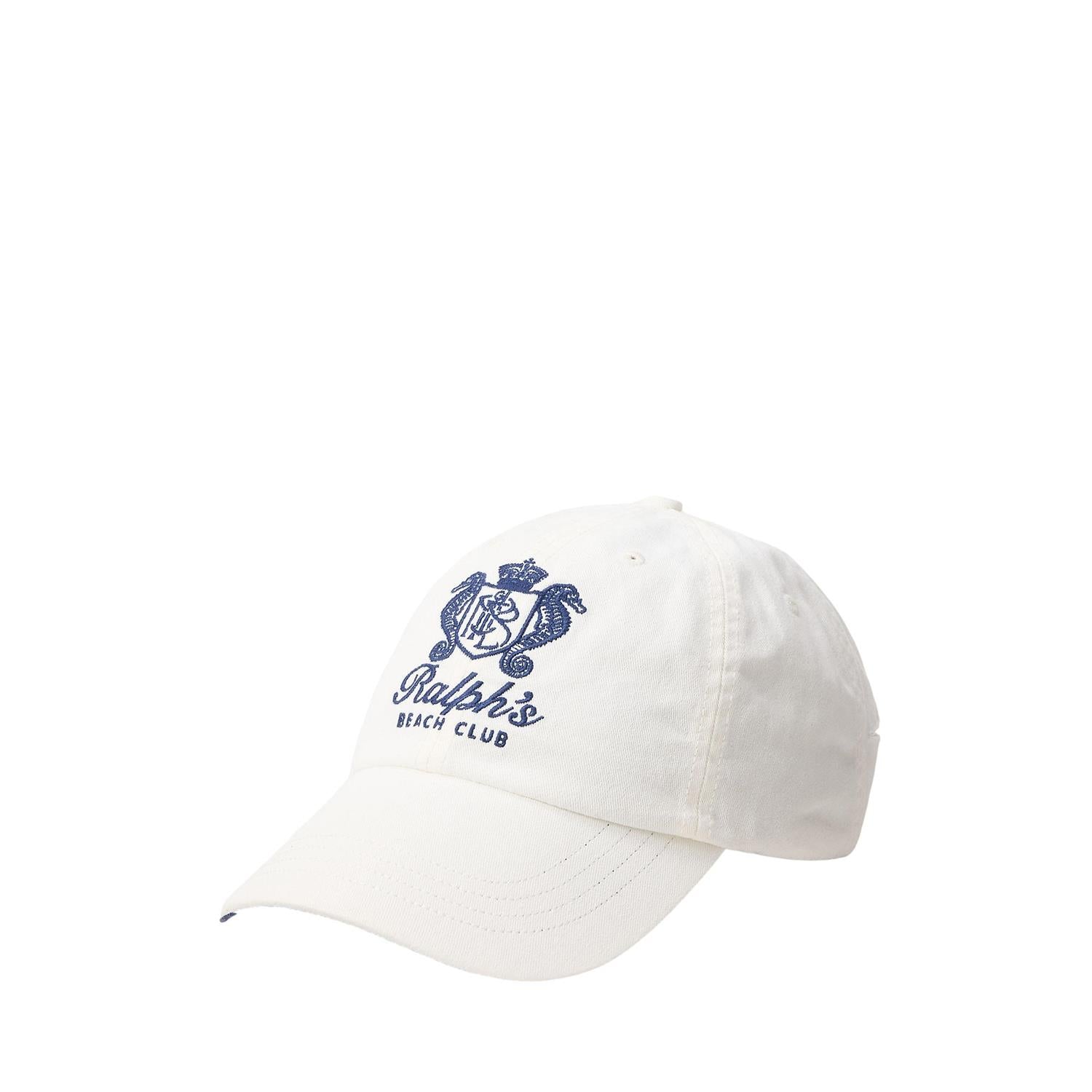 Polo Ralph Lauren Ralph’s Beach Club Twill Ball Cap Caps Hvit - chrismoa.no
