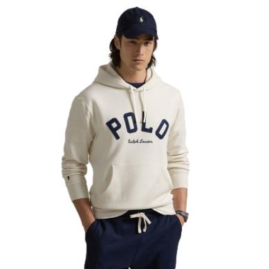 Polo Ralph Lauren THE RL FLEECE LOGO HOODIE Genser Cream - chrismoa.no