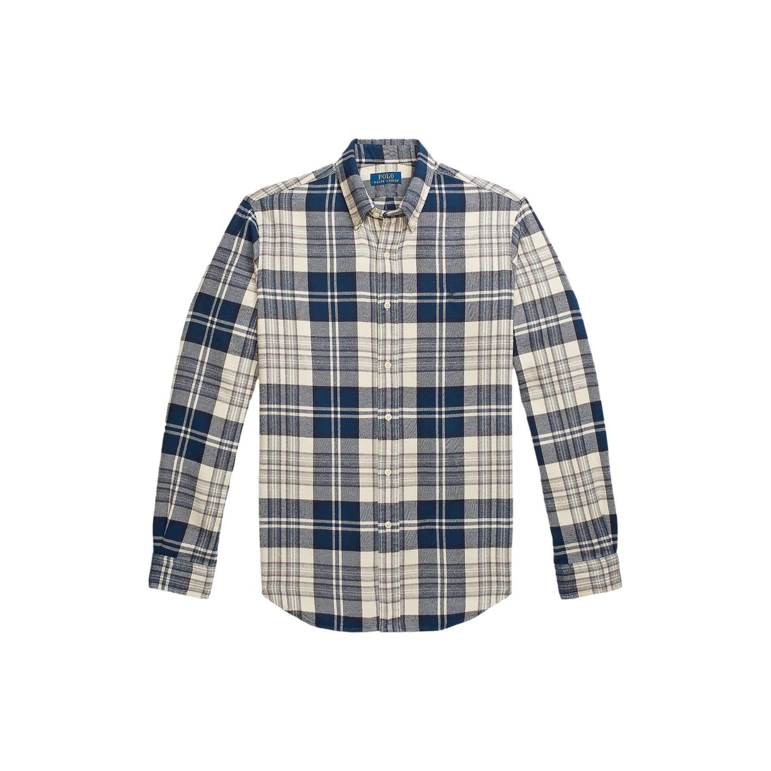 Polo Ralph Lauren CUSTOM FIT PLAID BRUSHED FLANNEL SHIRT Skjorte Mønster - chrismoa.no