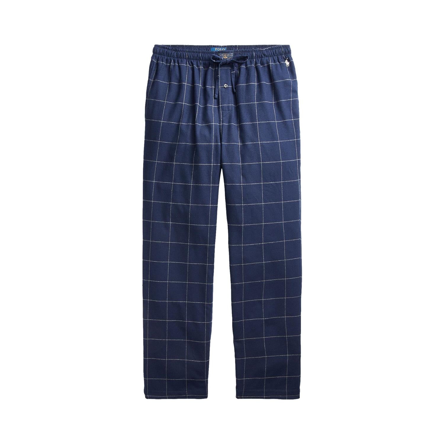 Polo Ralph Lauren Cotton flannel pajama pant Pysj Mørkeblå