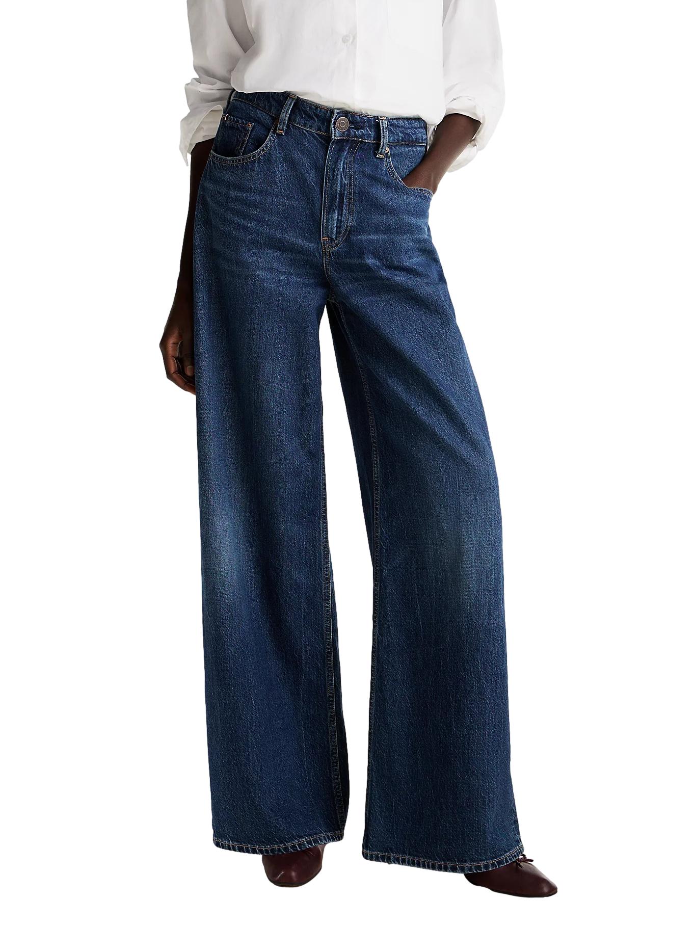 Tommy Hilfiger Faded High Rise Wide Leg Jeans Jeans Dongeri