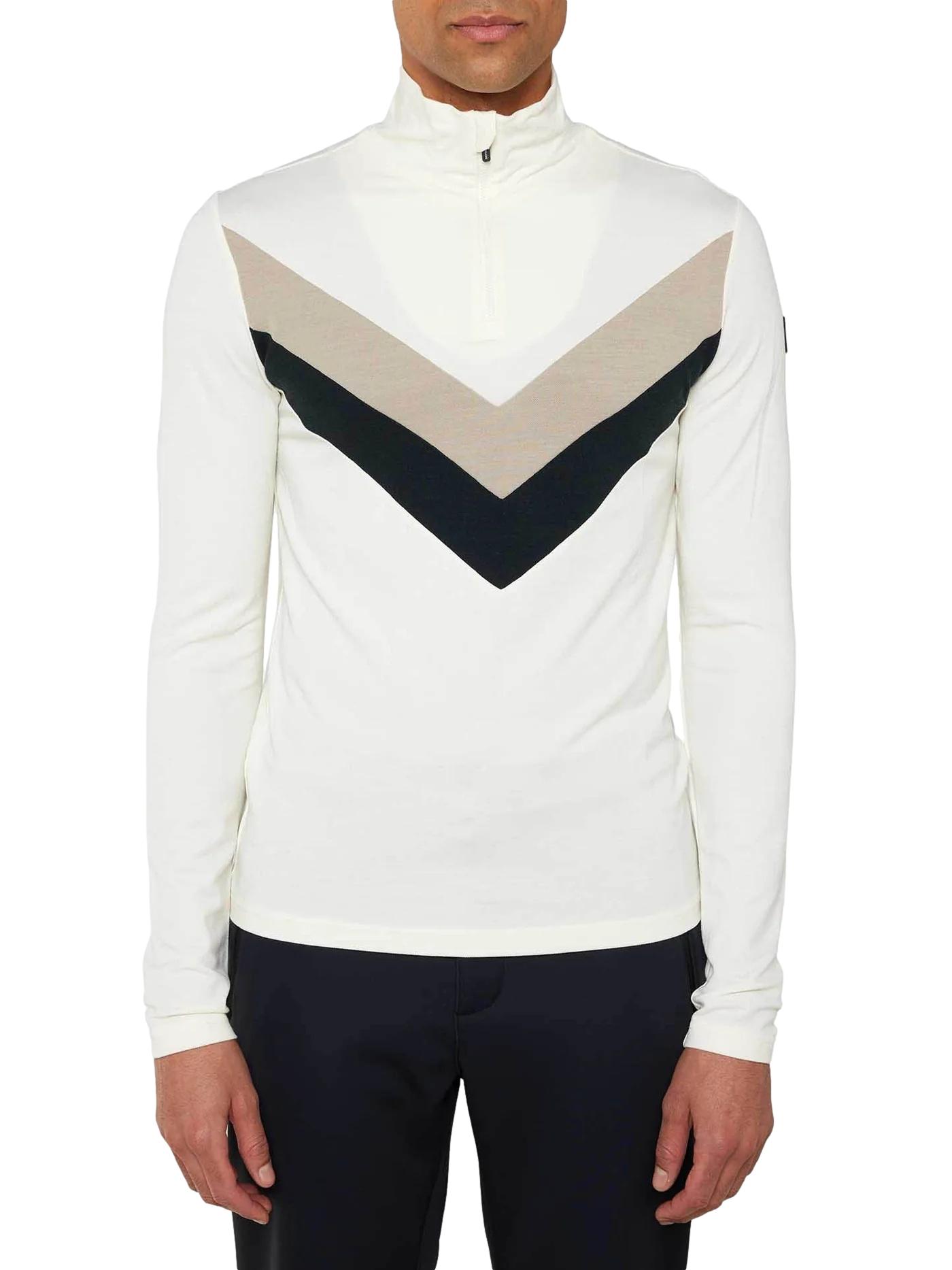 We Norwegians Voss Chevron ZipUp Men Genser Off-White