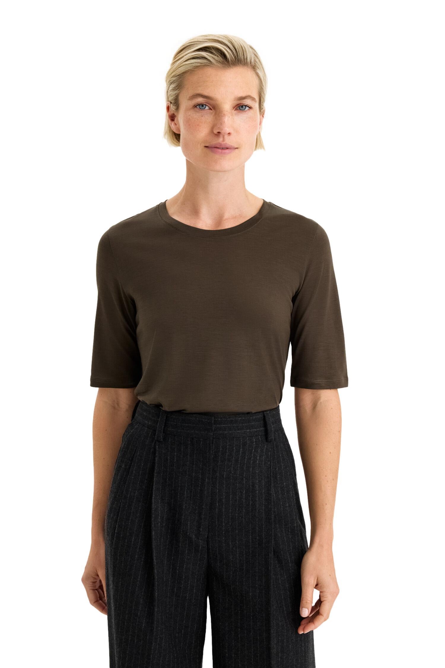 Filippa K Elena Tee T-Shirt Brun/Grønn