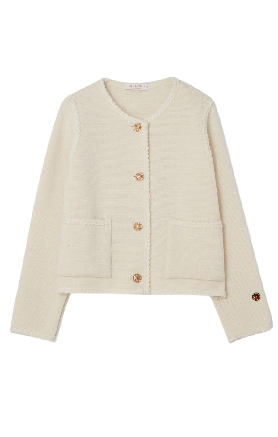 Busnel MARGIT JACKET Genser Off-White