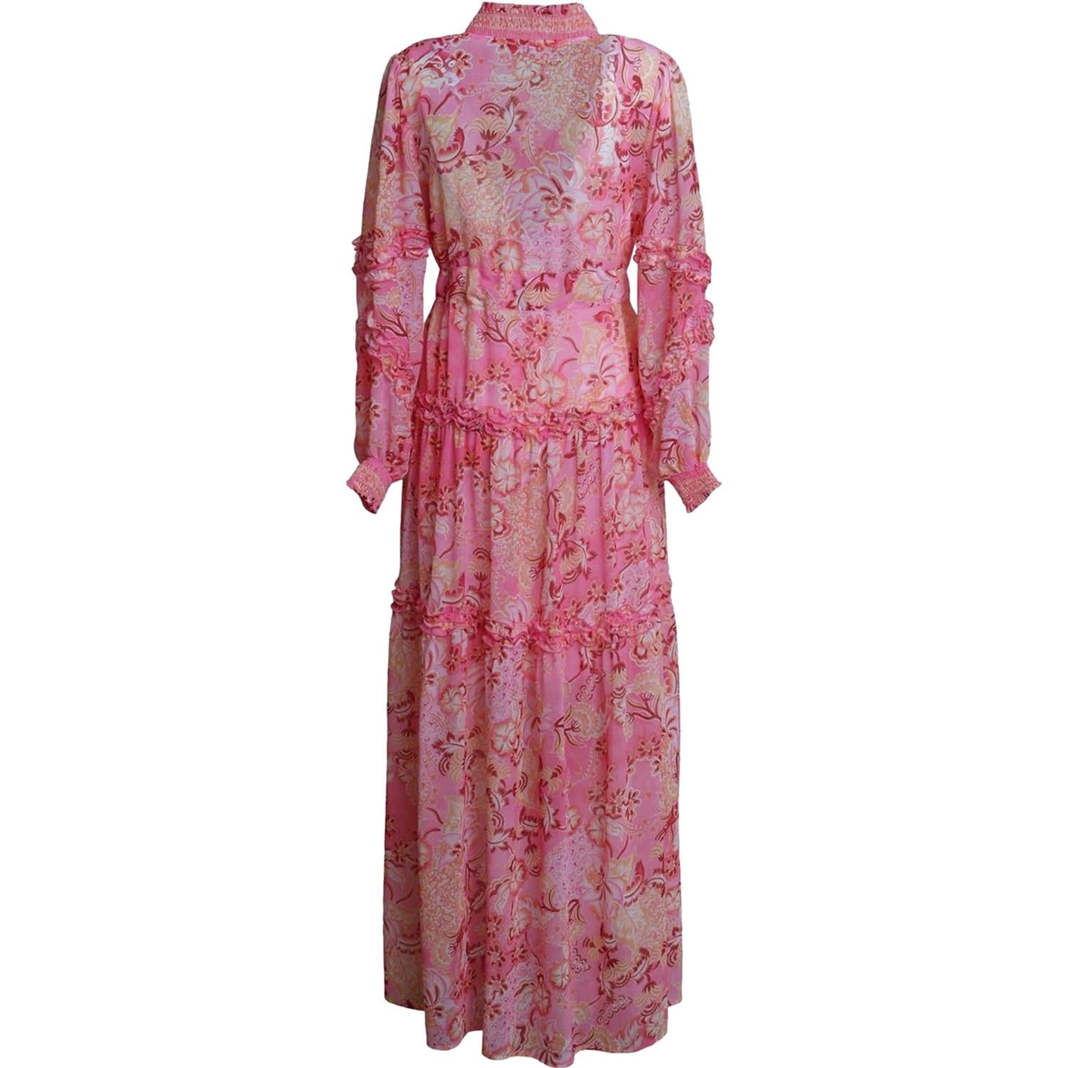 Hale Bob Meghan Long Dress Kjole Rosa - chrismoa.no