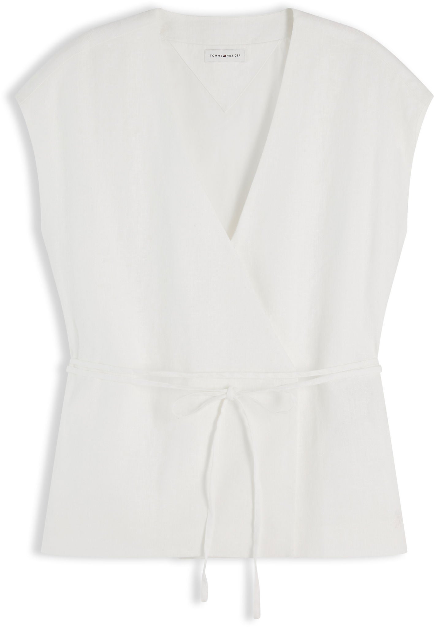 Tommy Hilfiger Ess Linen Wrap Tie Ns Vest Vest