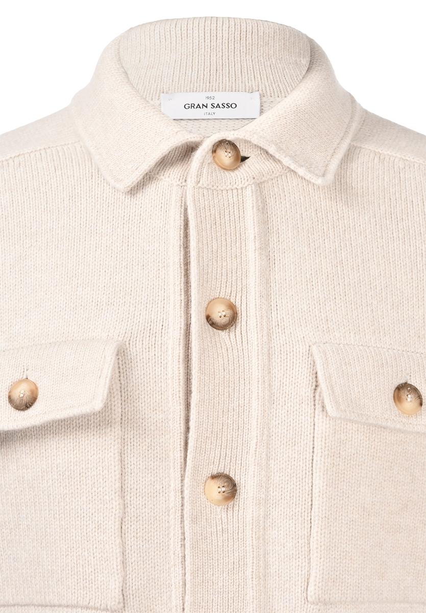 Gran Sasso Giubbino Jacket Genser Beige - chrismoa.no