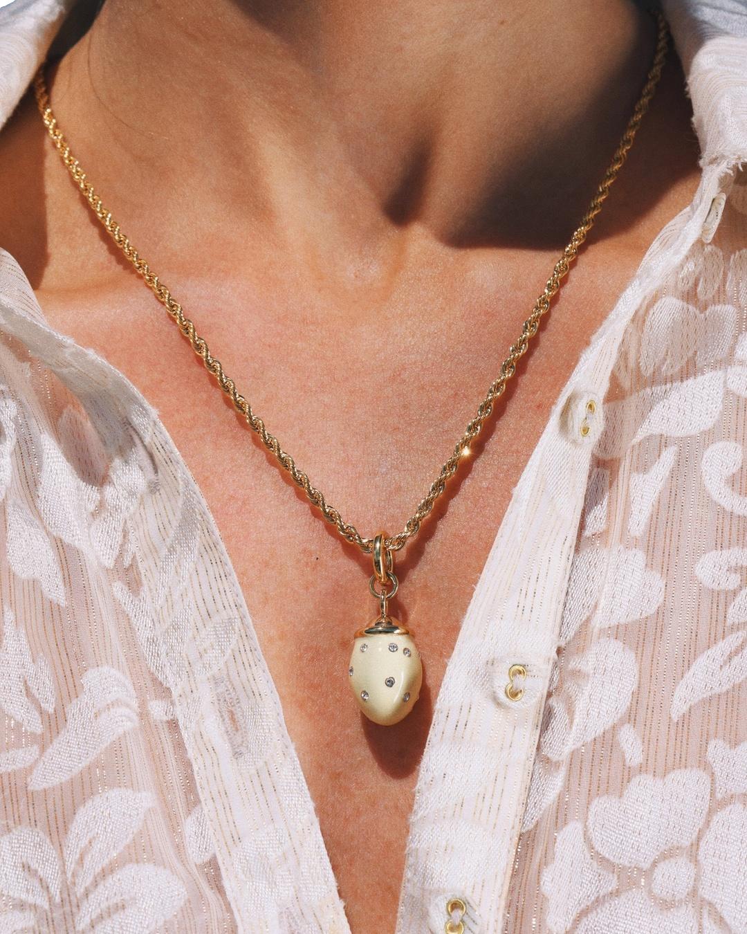 By TiMo The Medium Necklace Smykke Gull - chrismoa.no
