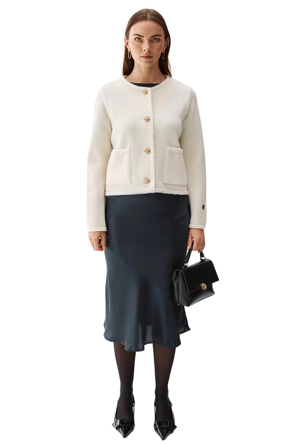 Busnel MARGIT JACKET Genser Off-White