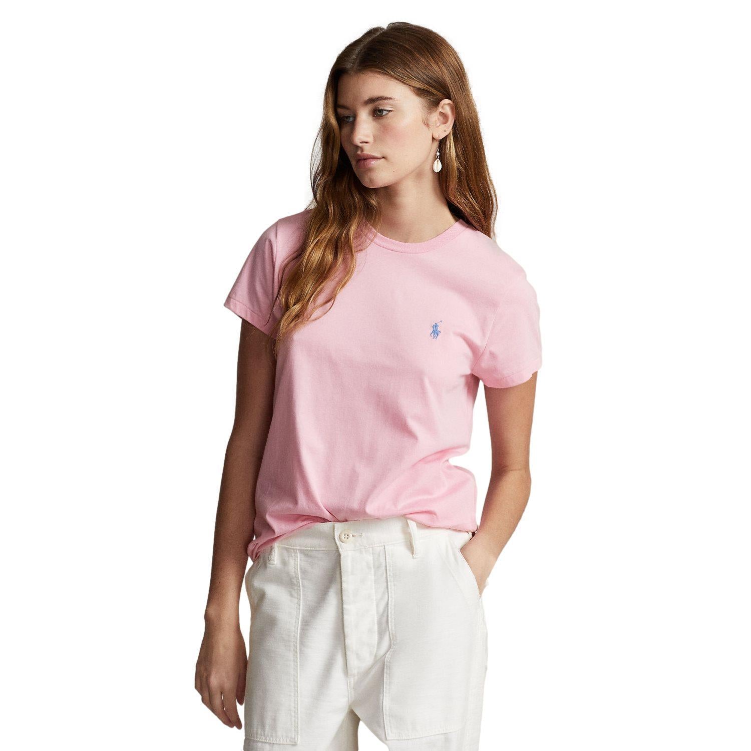 Polo Ralph Lauren RLTPP-SHORT SLEEVE-T-SHIRT T-Shirt Lys Rosa